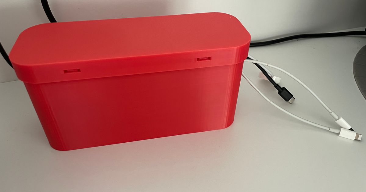 Cable Management Box by Svoovy Download free STL model