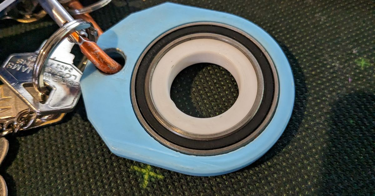 Keychain spinner by D S Download free STL model