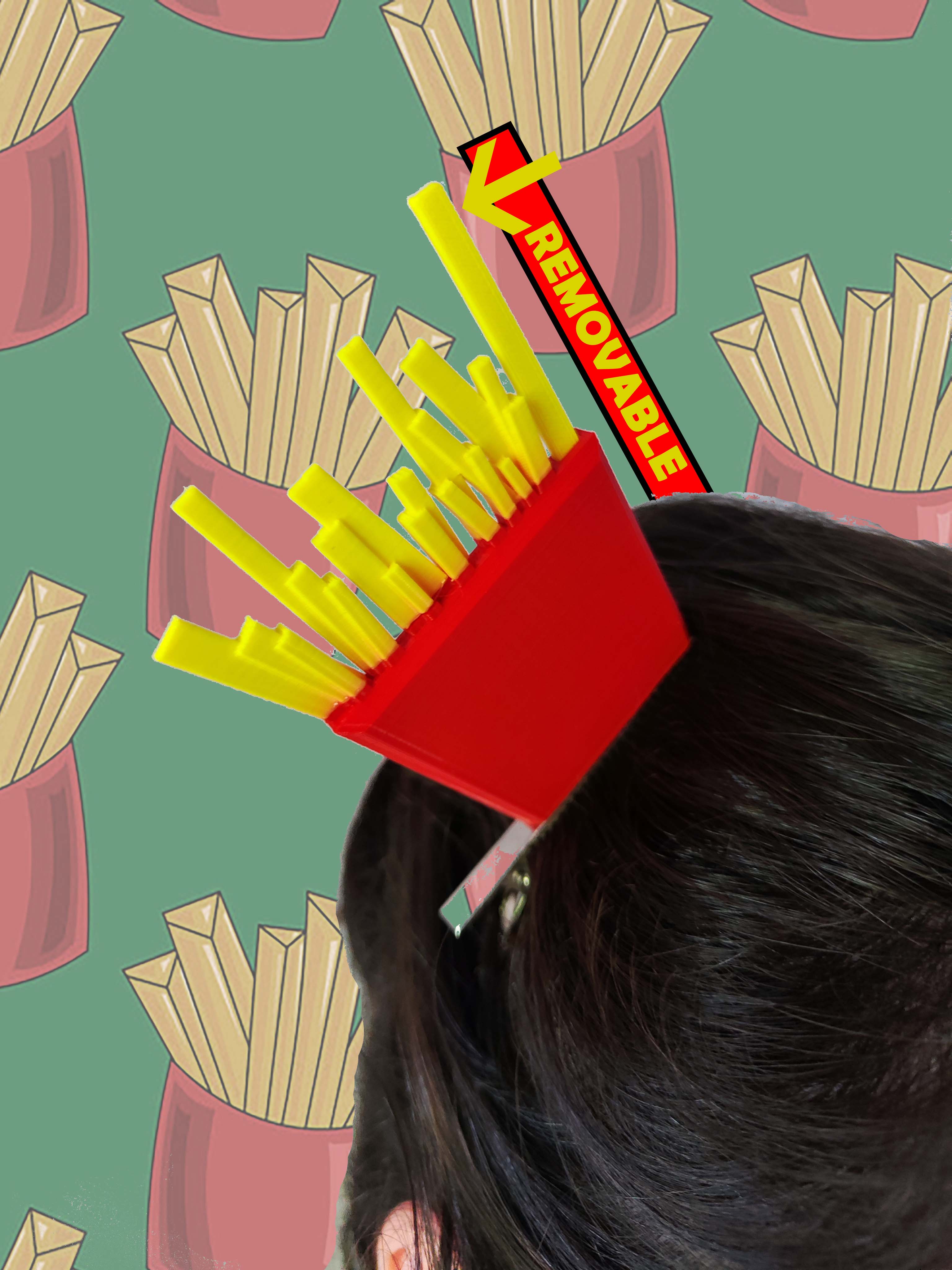 Fries & Ramen Hair Accessories