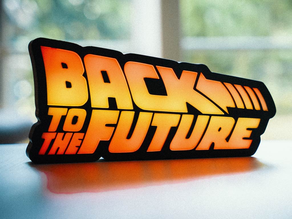 Back To The Future Lamp