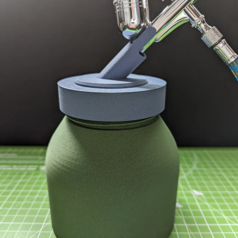 Airbrush cleaning pot by JPN_FI, Download free STL model