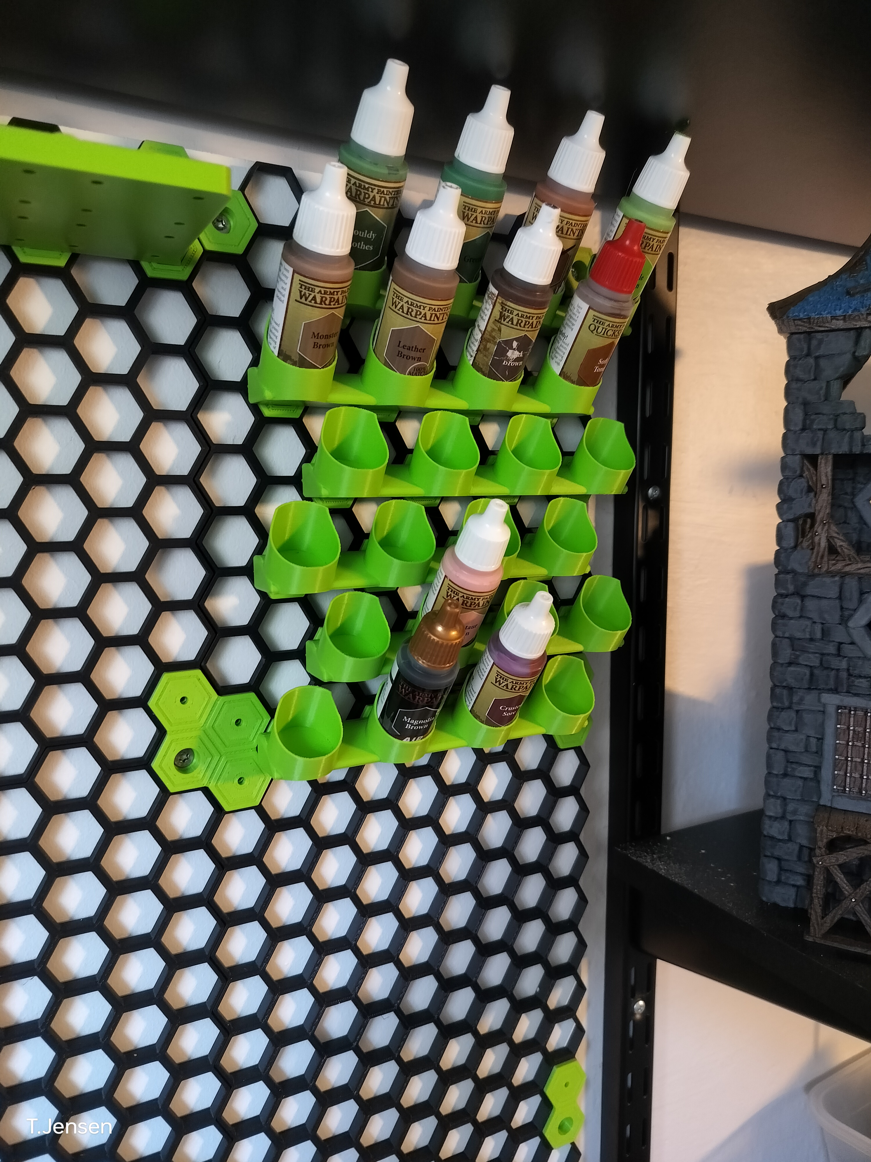 Honeycomb Paint Bottle Holder