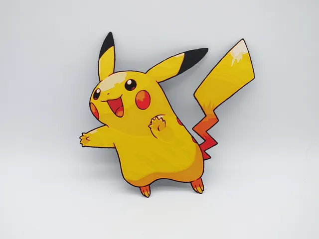 Pikachu Portrait - BambuSlicer and PrusaSlicer Project - 4 colors - Hueforge #hueforge - no MMU needed