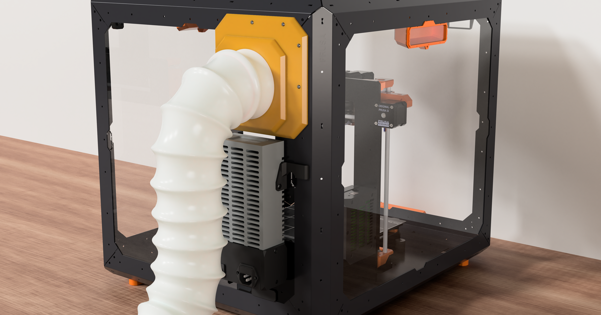 Original Prusa Enclosure Magnetic Ventilation System By Dsema Download Free Stl Model 4635