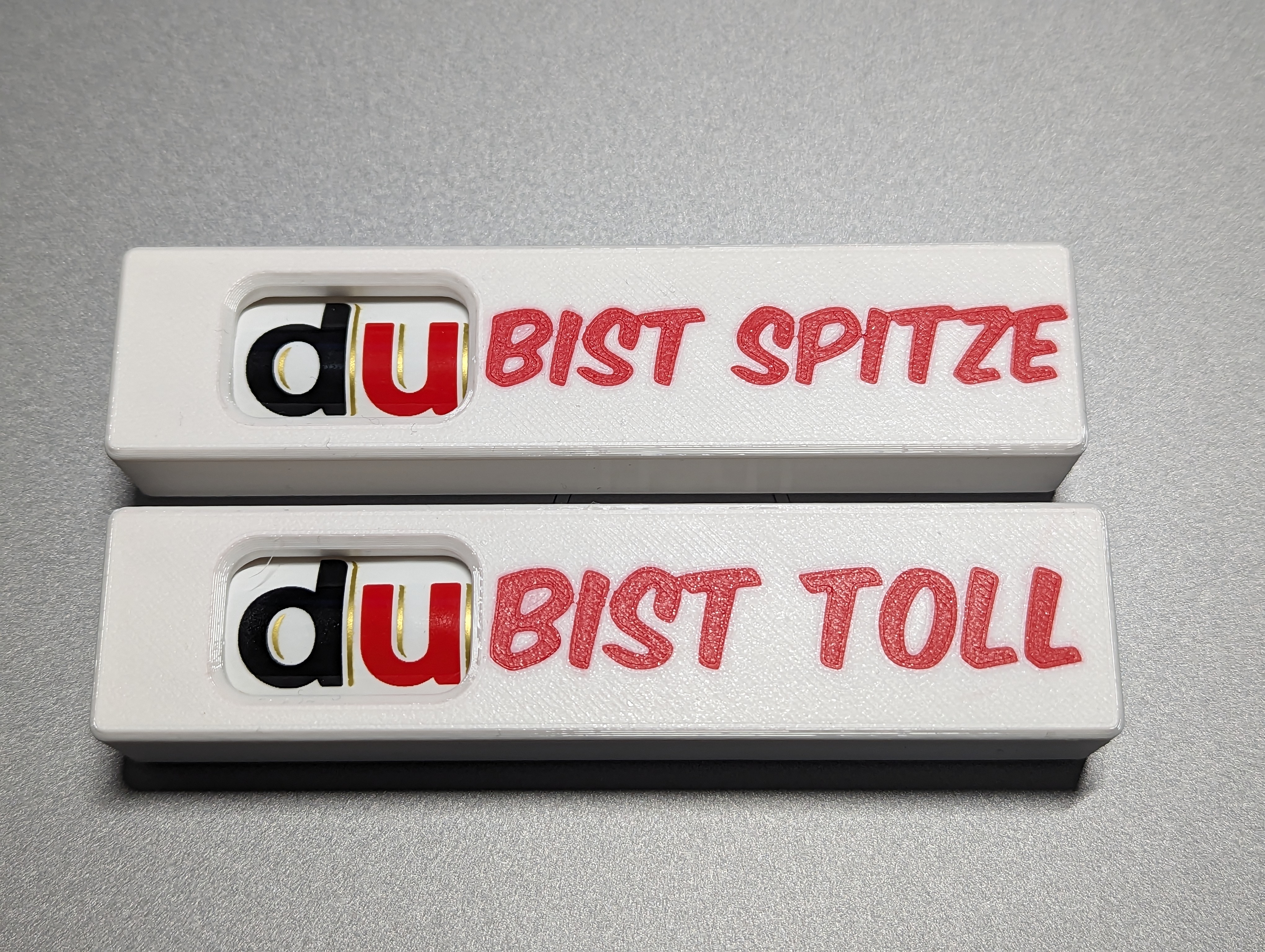 Duplo Box - Du bist Toll & Du bist Spitze (abgerundetete Ecken)