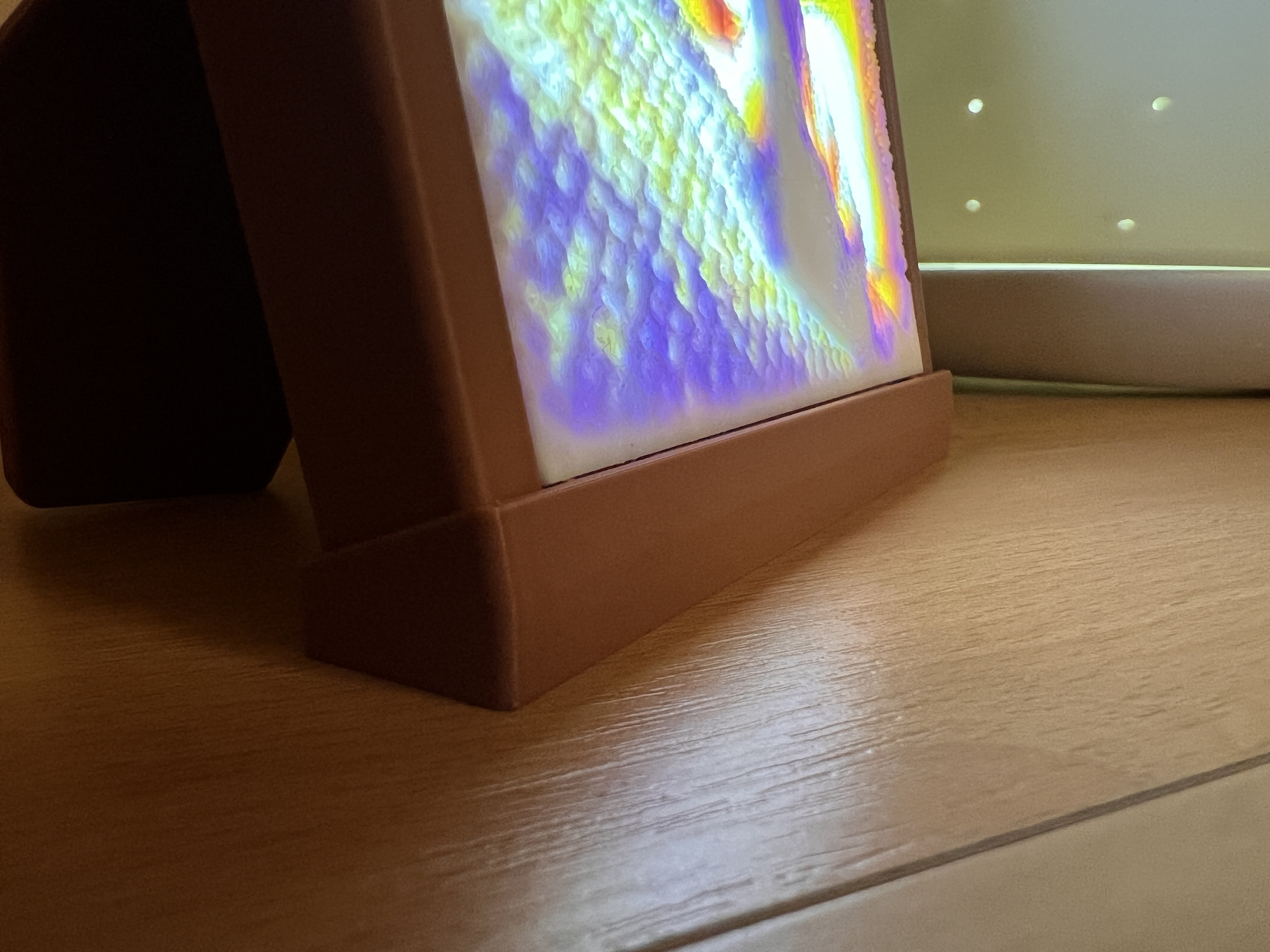 Bottom part / end for Bambulab Lithophane frame
