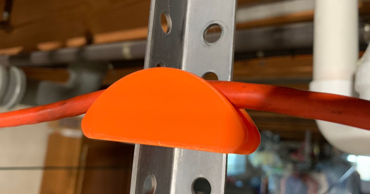Extension Cord Holder/Hook by Teraflop Download free STL model