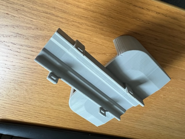 Apple tv holder for Adria caravan tv stand 3D model thumbnail