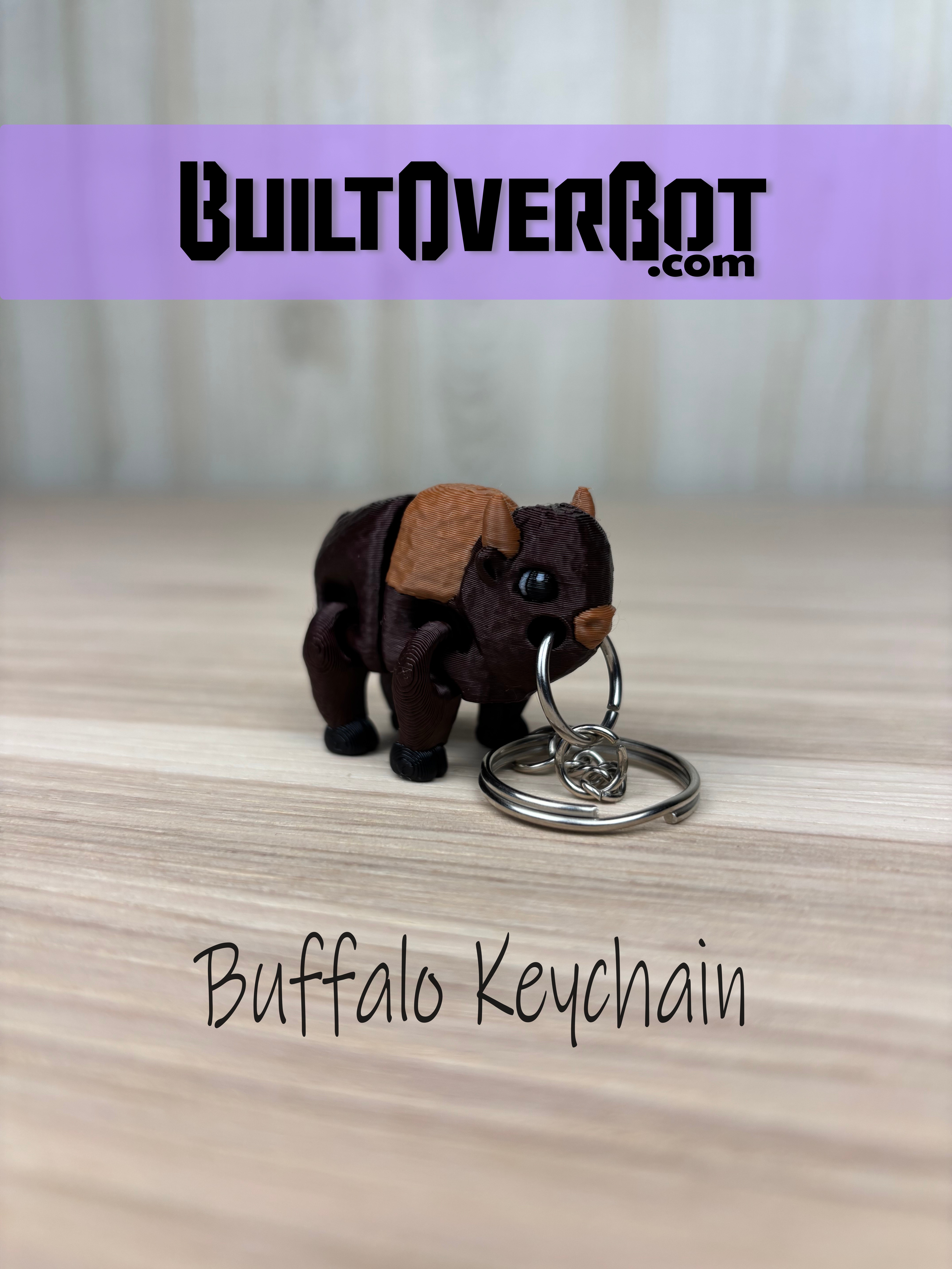 Buffalo Keychain