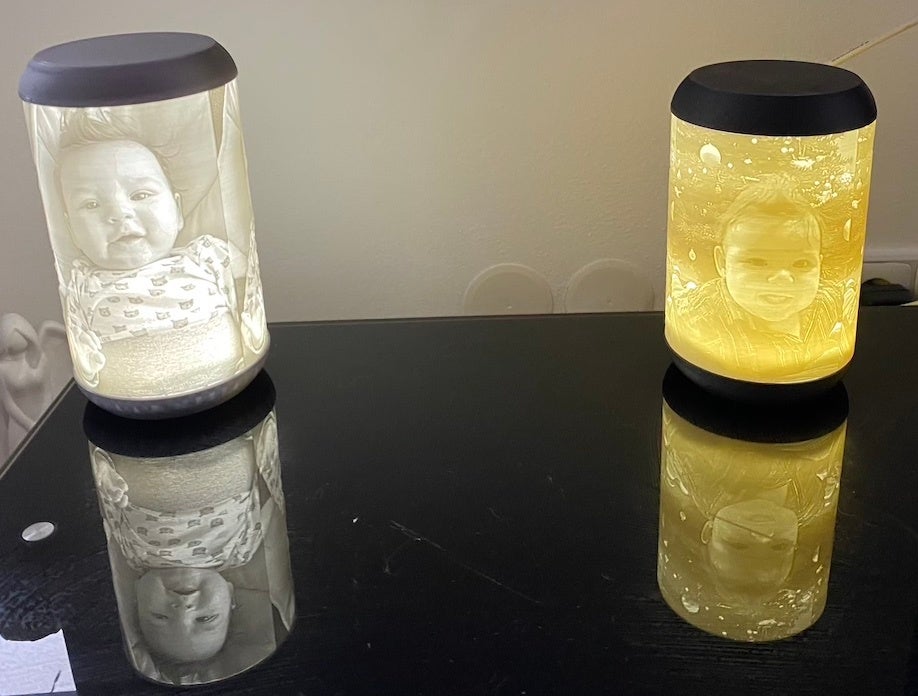Miniatura 2 do modelo 3D Cylindrical Lithophane Lamp