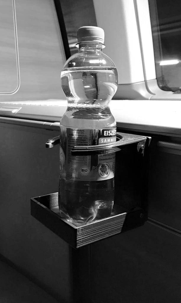 VW T5/T6 California - foldable cup holder (kitchen piping rail)