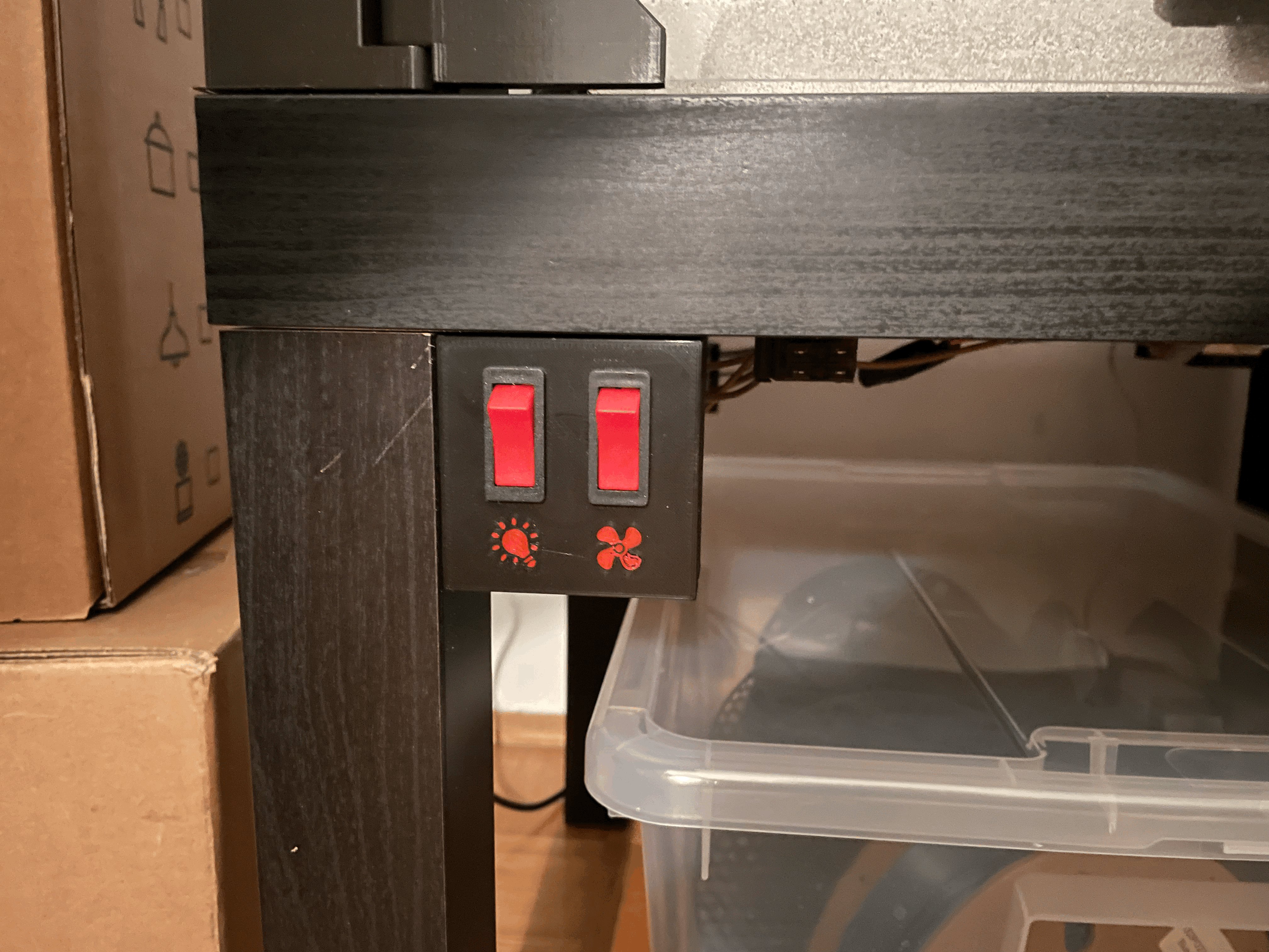 Ikea Lack enclosure control