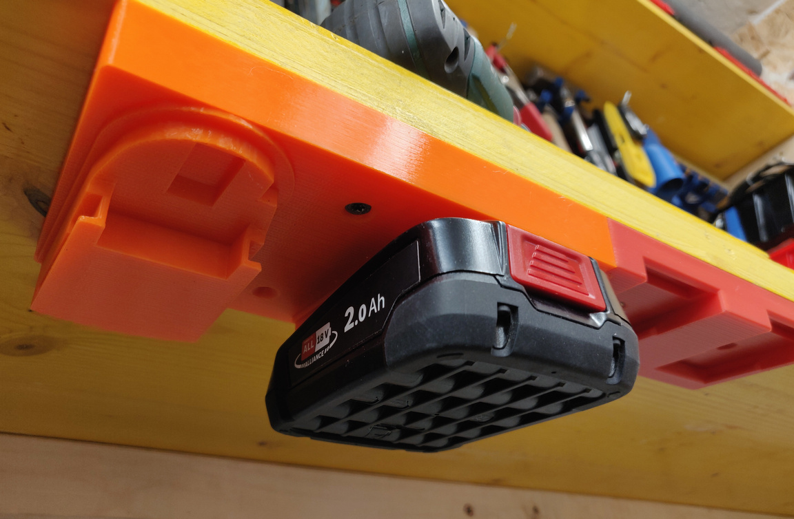 Remix: Modular Bosch DIY 18V Battery Power for all Alliance wall/table mount (for 2 -x units)