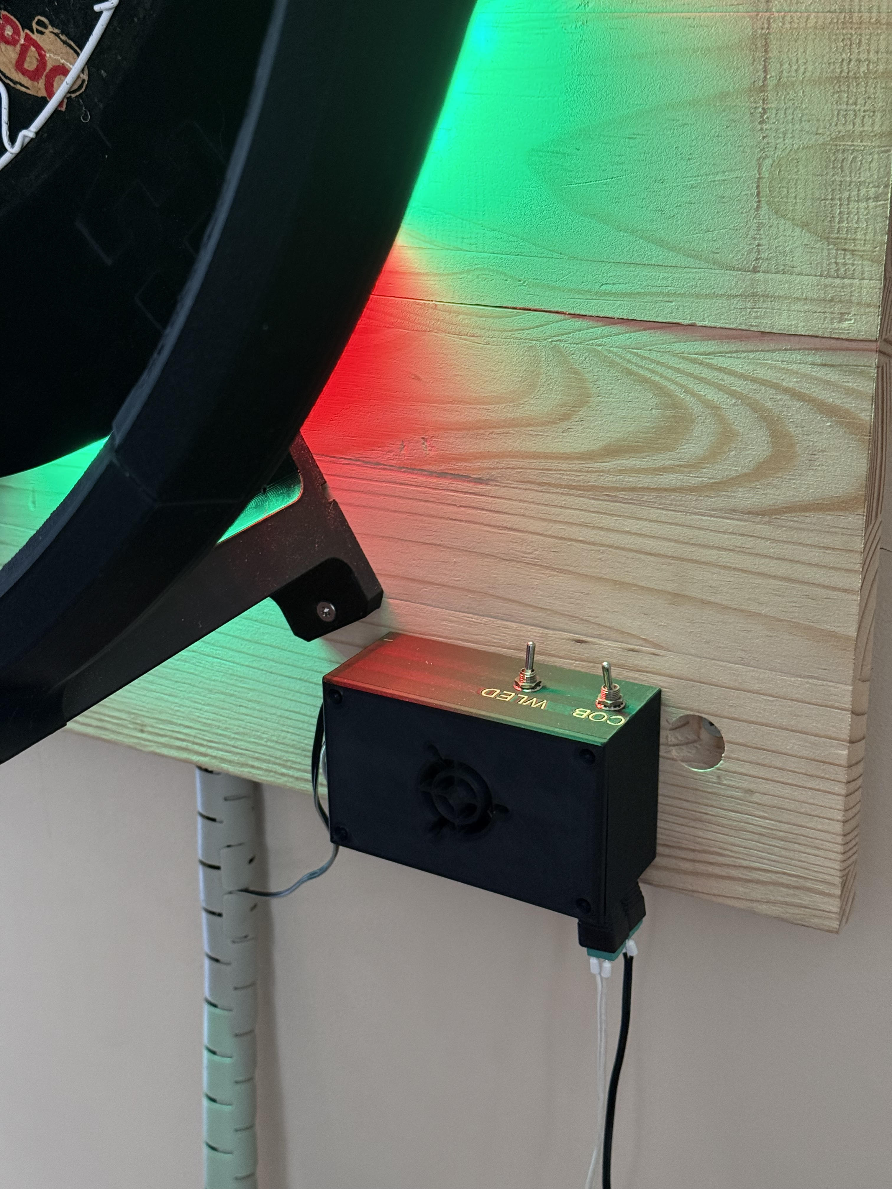 AutoDarts WLED & COB LED light enclosure