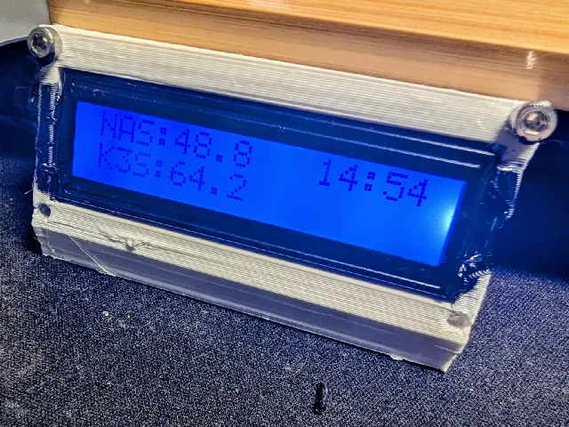 Data Monitoring Mount for Arduino and I2C Display