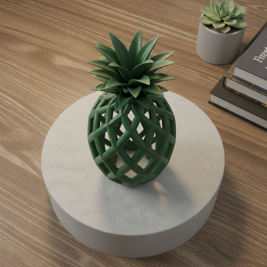 3D Printed Pineapple Decor — miniatura 3