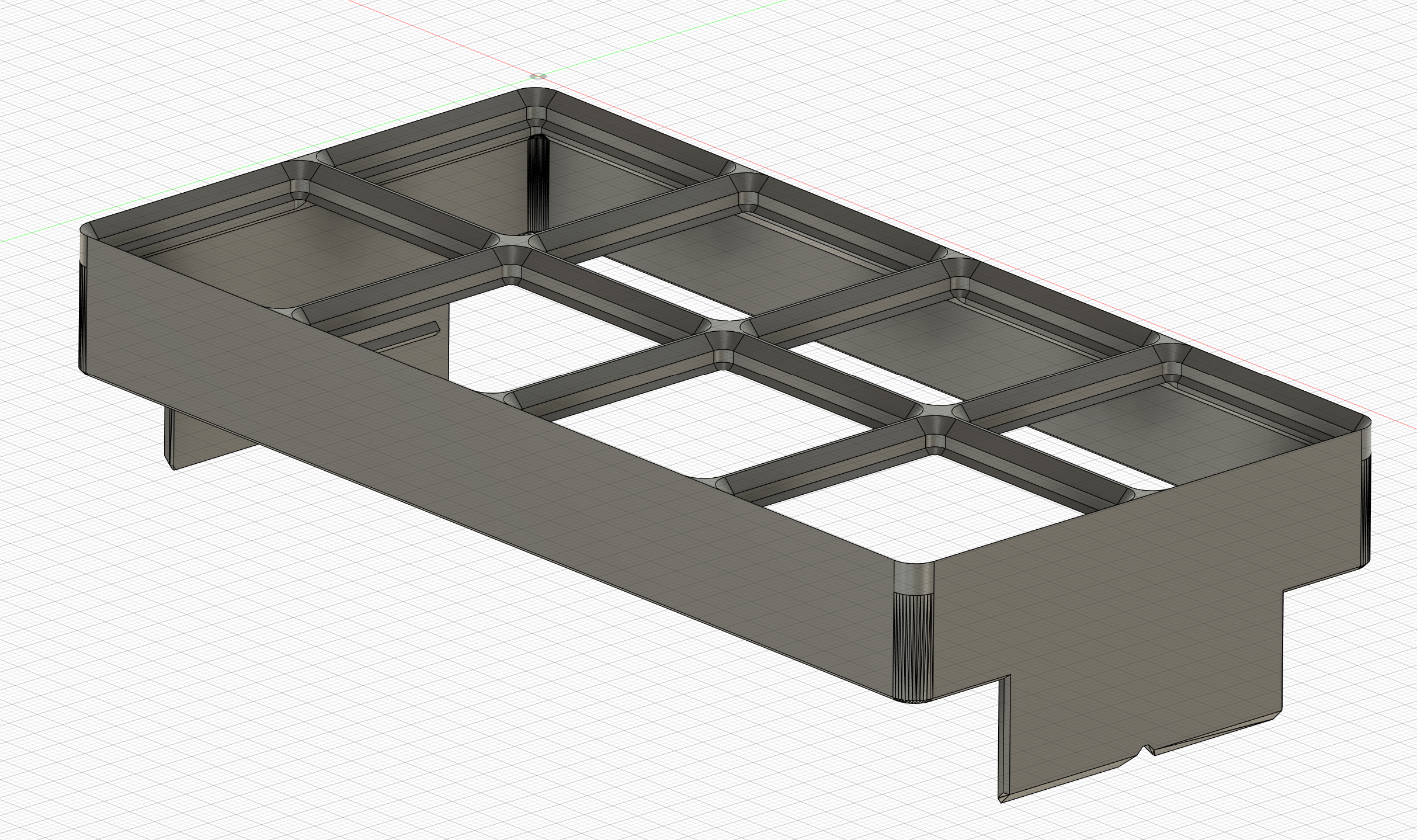 Gridfinity 4x2 Filament Swatches Container Stackable lid