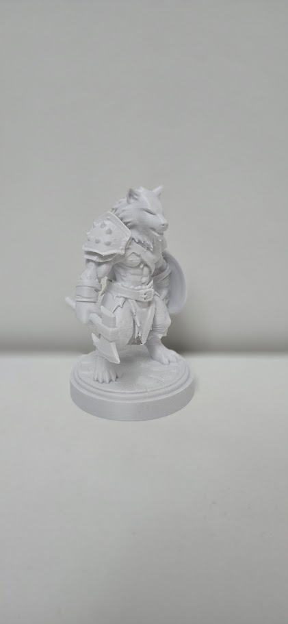 Wolf Warrior Miniature – Fantasy Figurine
