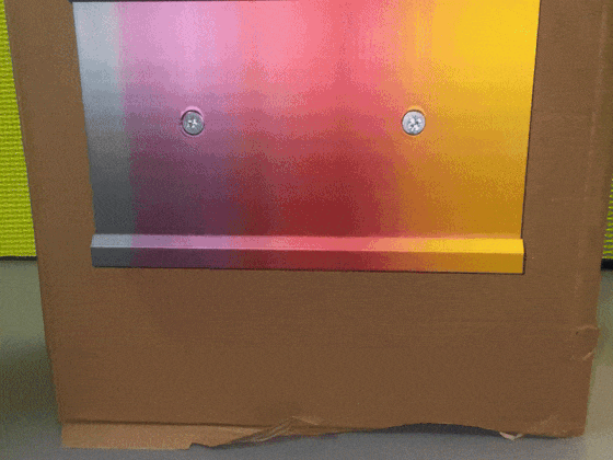 Seamless Hidden-Screw Wall Mount for Layered Plaques