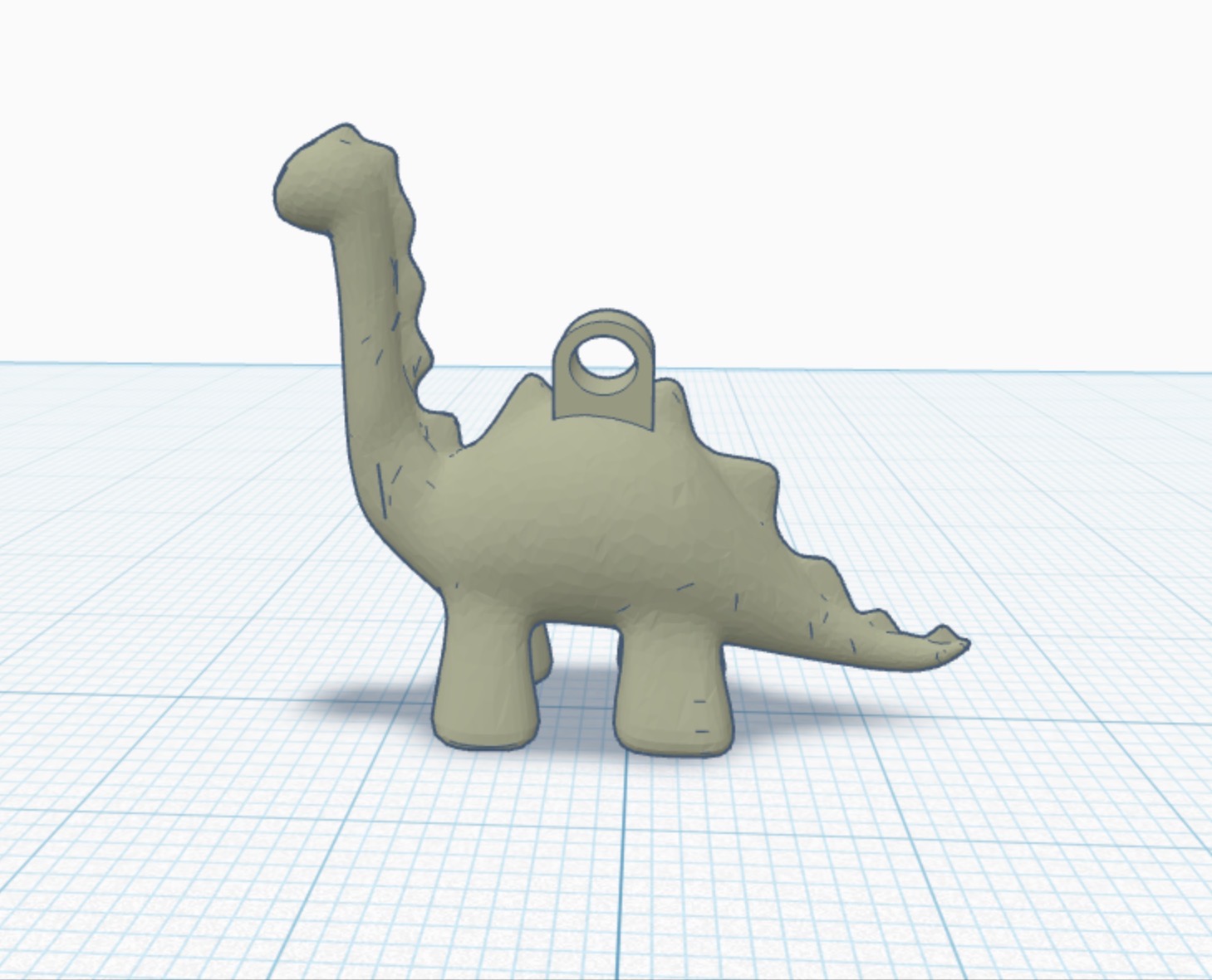 Cute dinosaur keychain