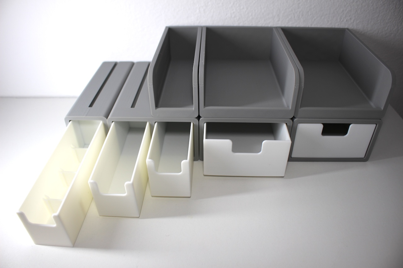 Miniatura 5 do modelo 3D Modular Storage System / Desk organizer