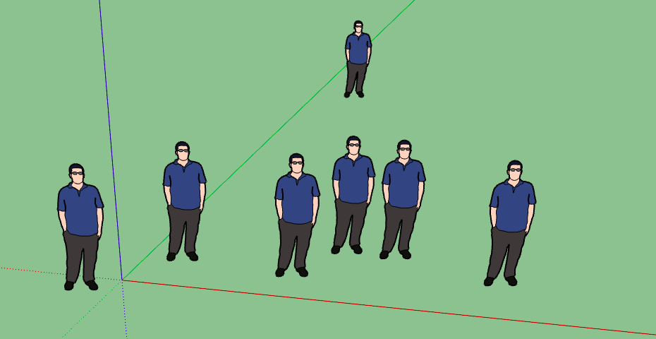 army of flat people