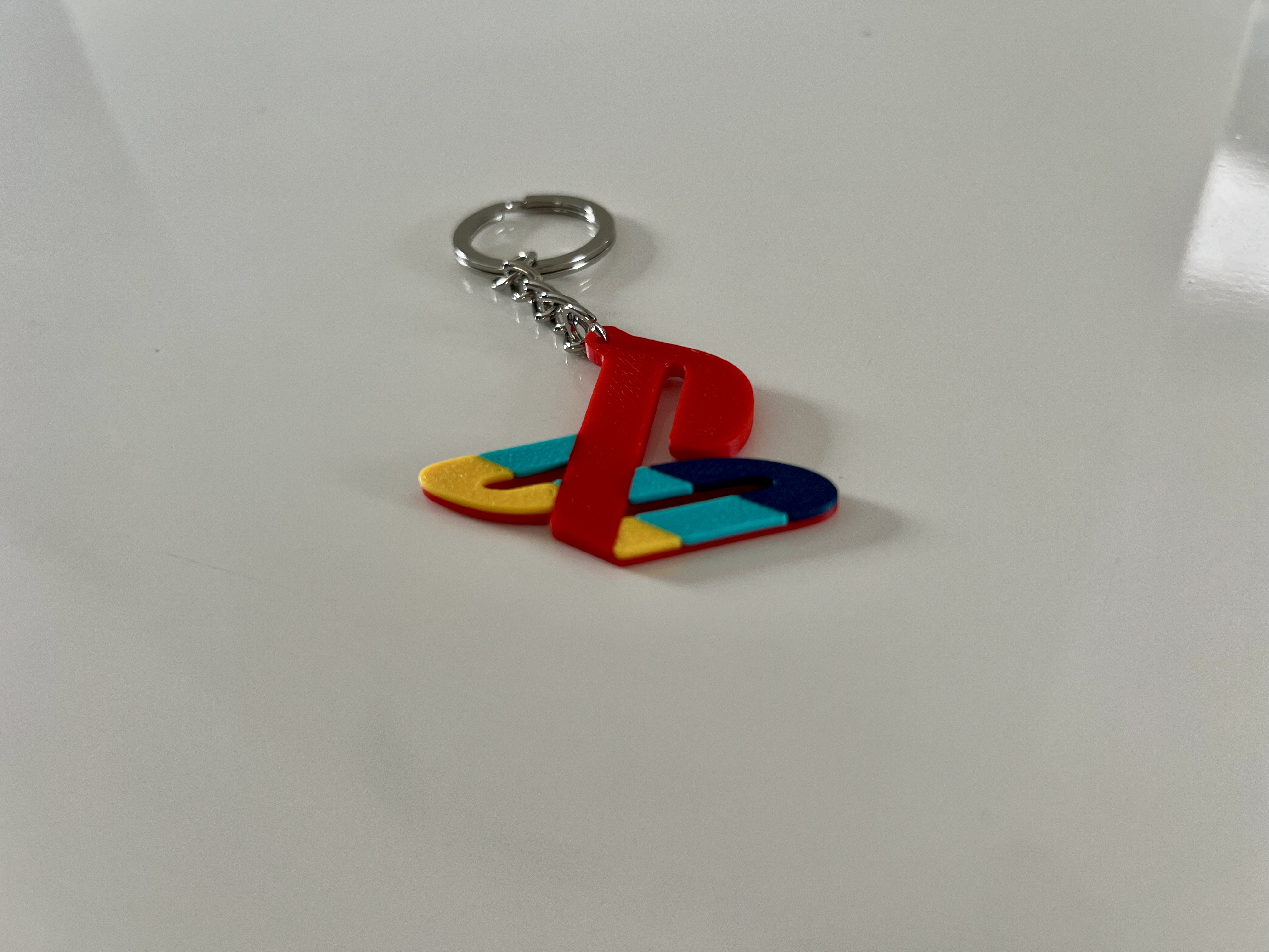 Retro PlayStation keychain
