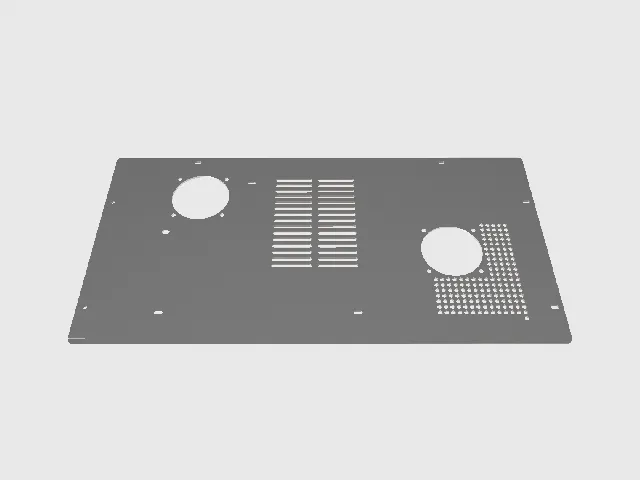 SV08 Max bottom panel for 60mm fan