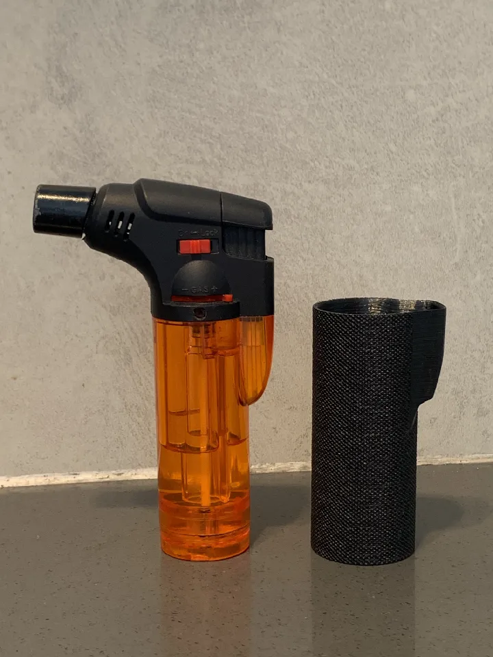 cigarette case torch lighter Jet Flame Pistol Gun Gas Cigar Butane Turbo Windproof This lighter is butane refillable and provides hundreds of uses GHFGHMN Cigarette case Multifunctional Retro
