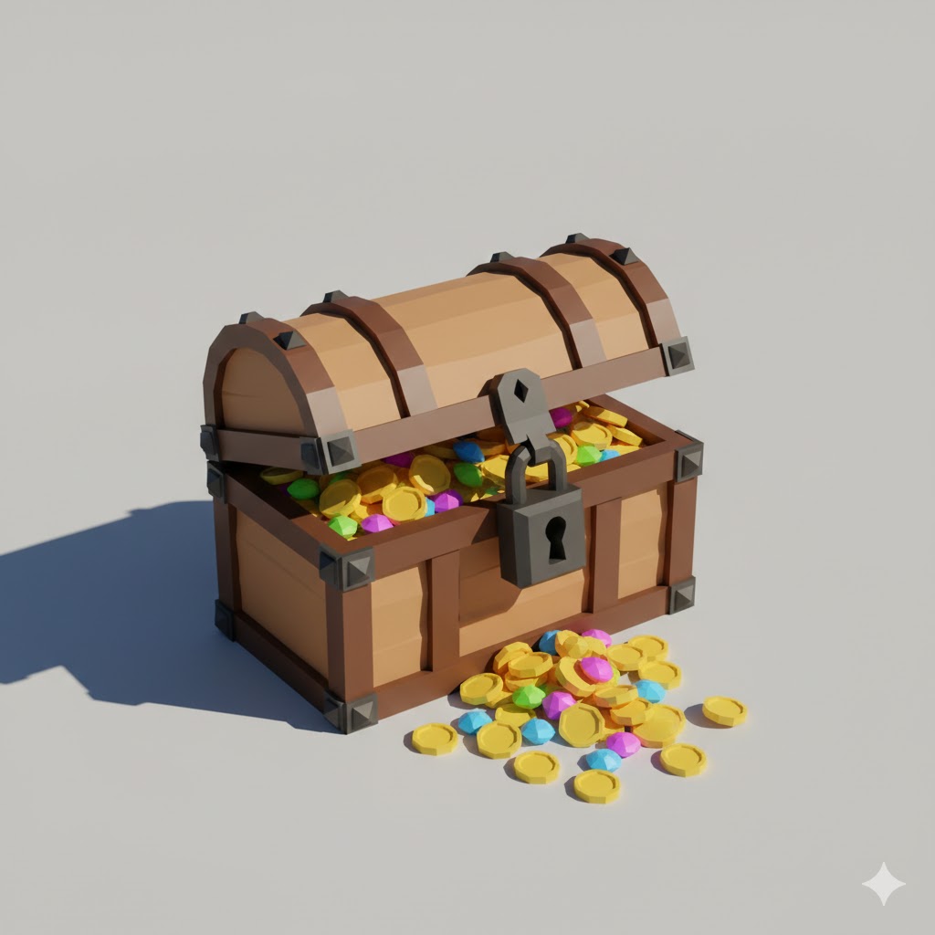 Low Poly Treasure Chest