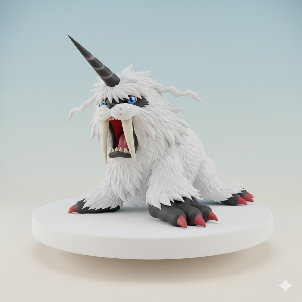 Ikkakumon Digimon Creature Model