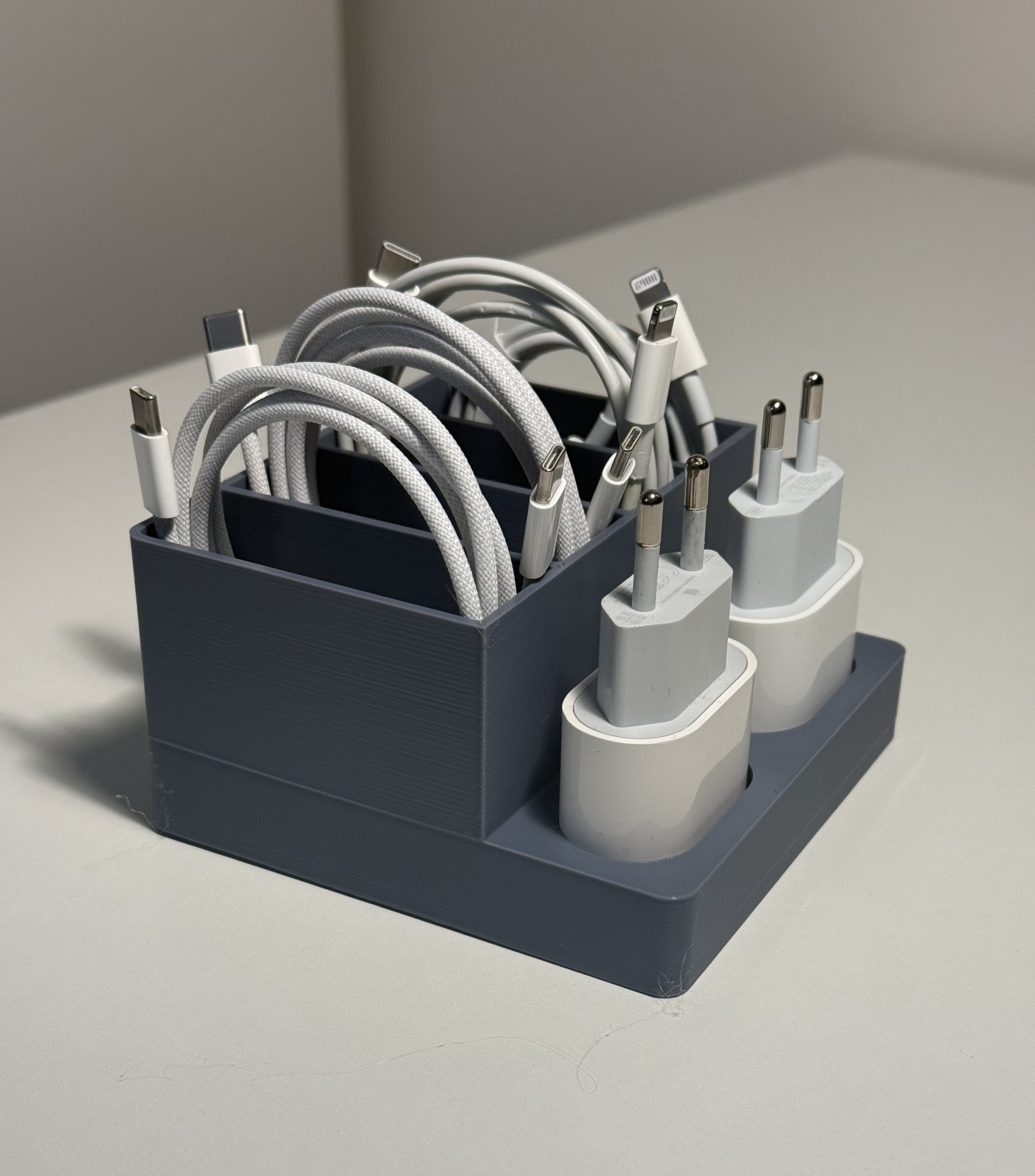 Apple charger/cable organizer