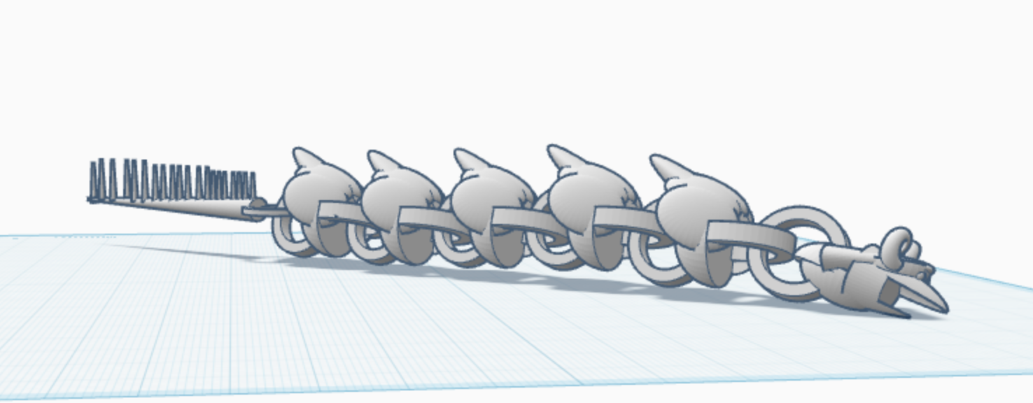 Numbs the Special/Derpy Articulated Dragon (Made By My Special/Derpy Sister) 3D model