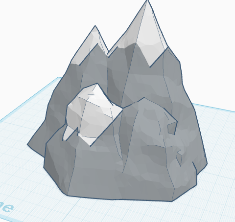 mountains 3D model