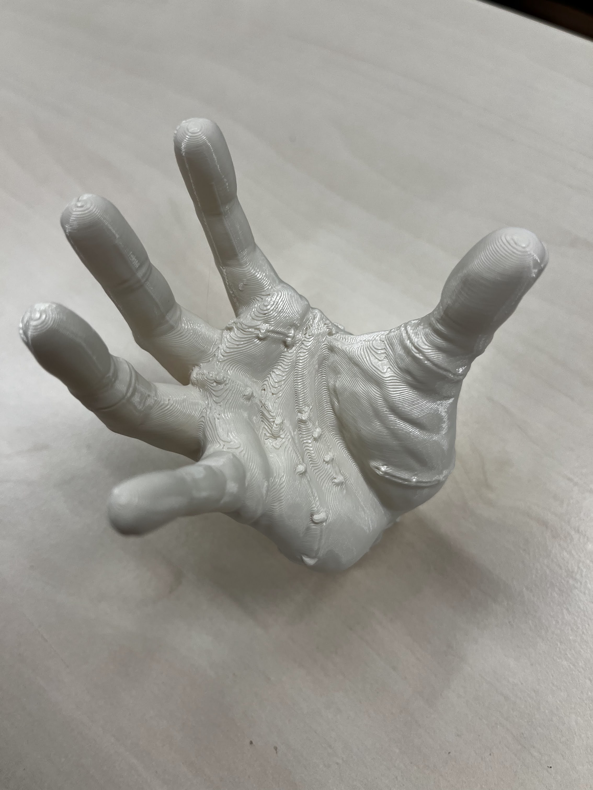 wadnesday think fingers up