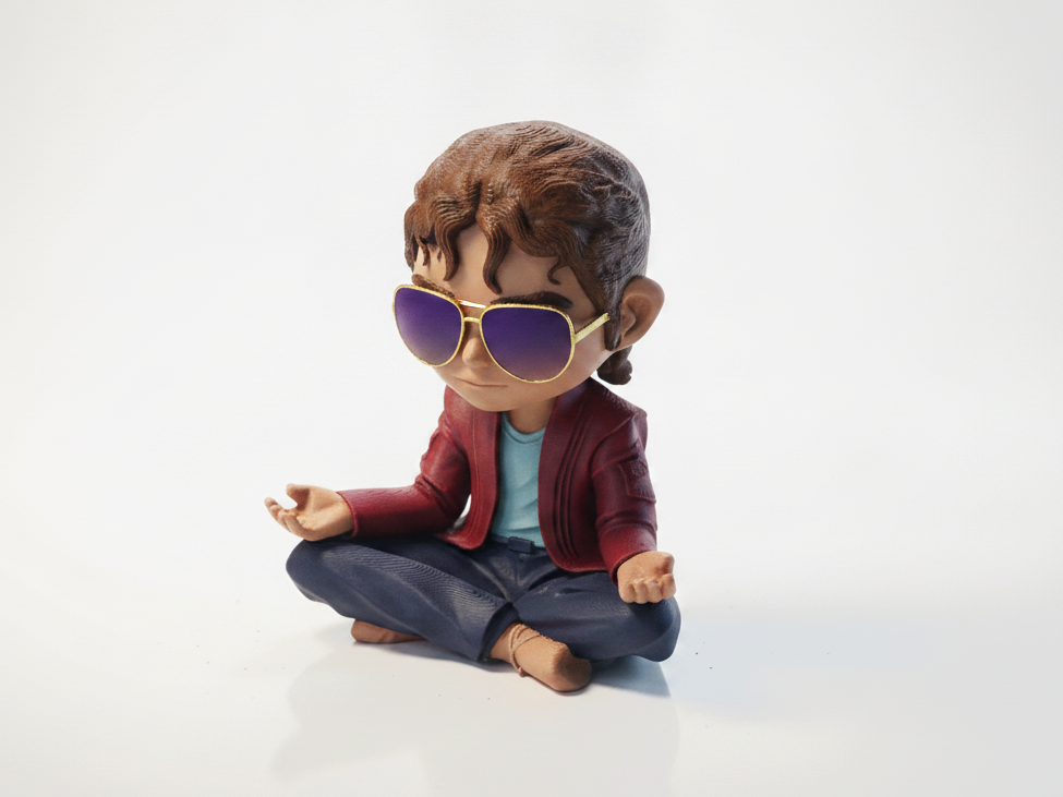 MJ Meditating Figurine Movies TV 3D Printable