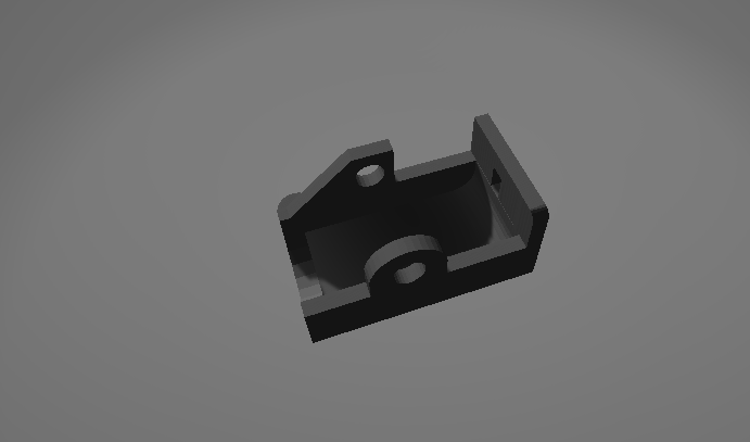 Screwless hobby gear motor mount