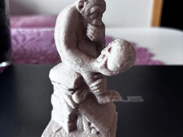 Thoughtful Chimp Statue