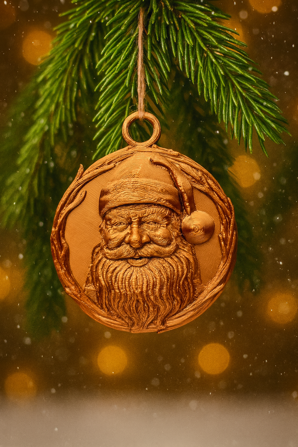 christmas tree decoration santa claus