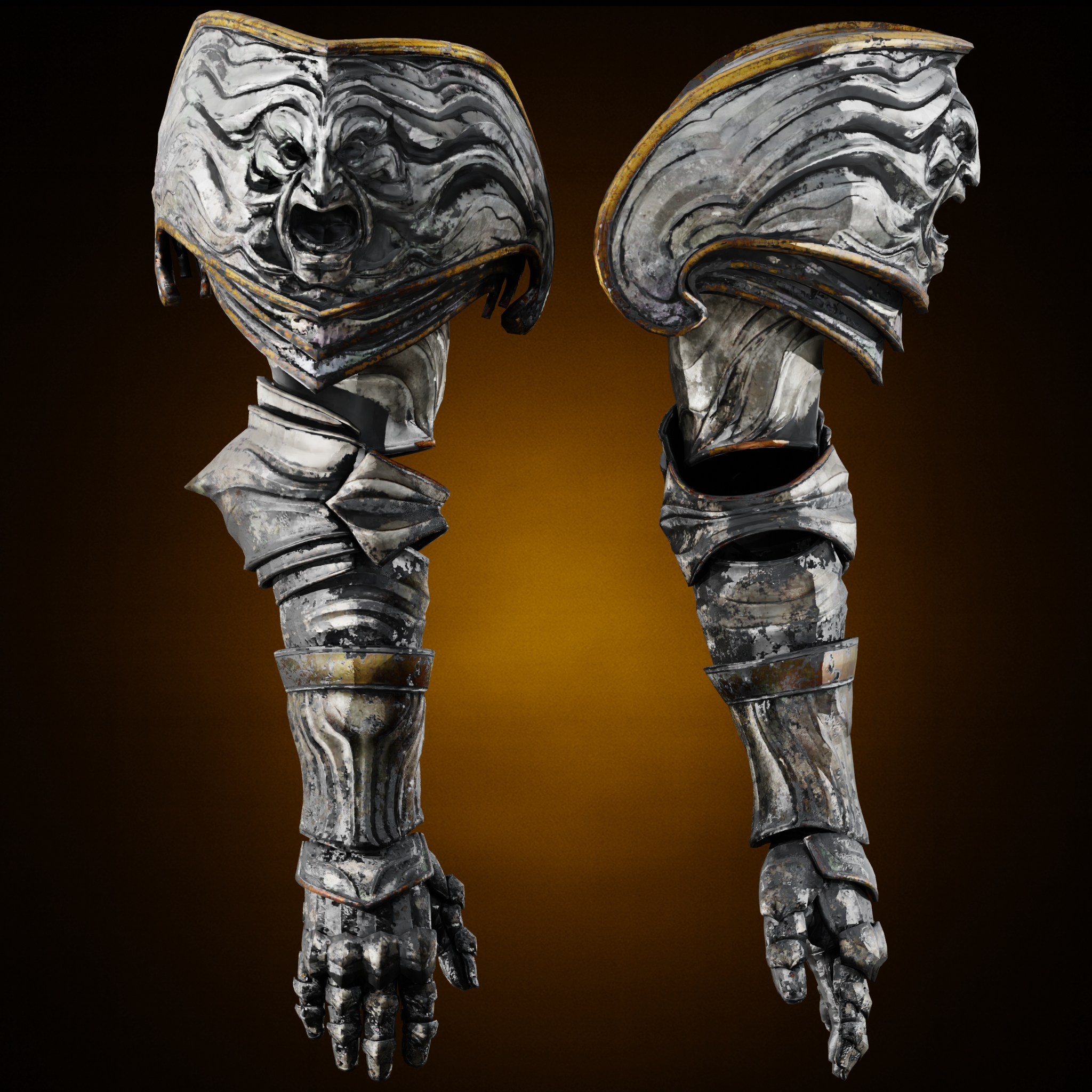 DIABLO 4 INARIUS ARM ARMOR AND GAUNTLETS life size cosplay - Diablo Fan Art