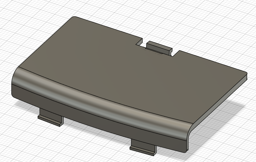 Gameboy Advance Battery Cover