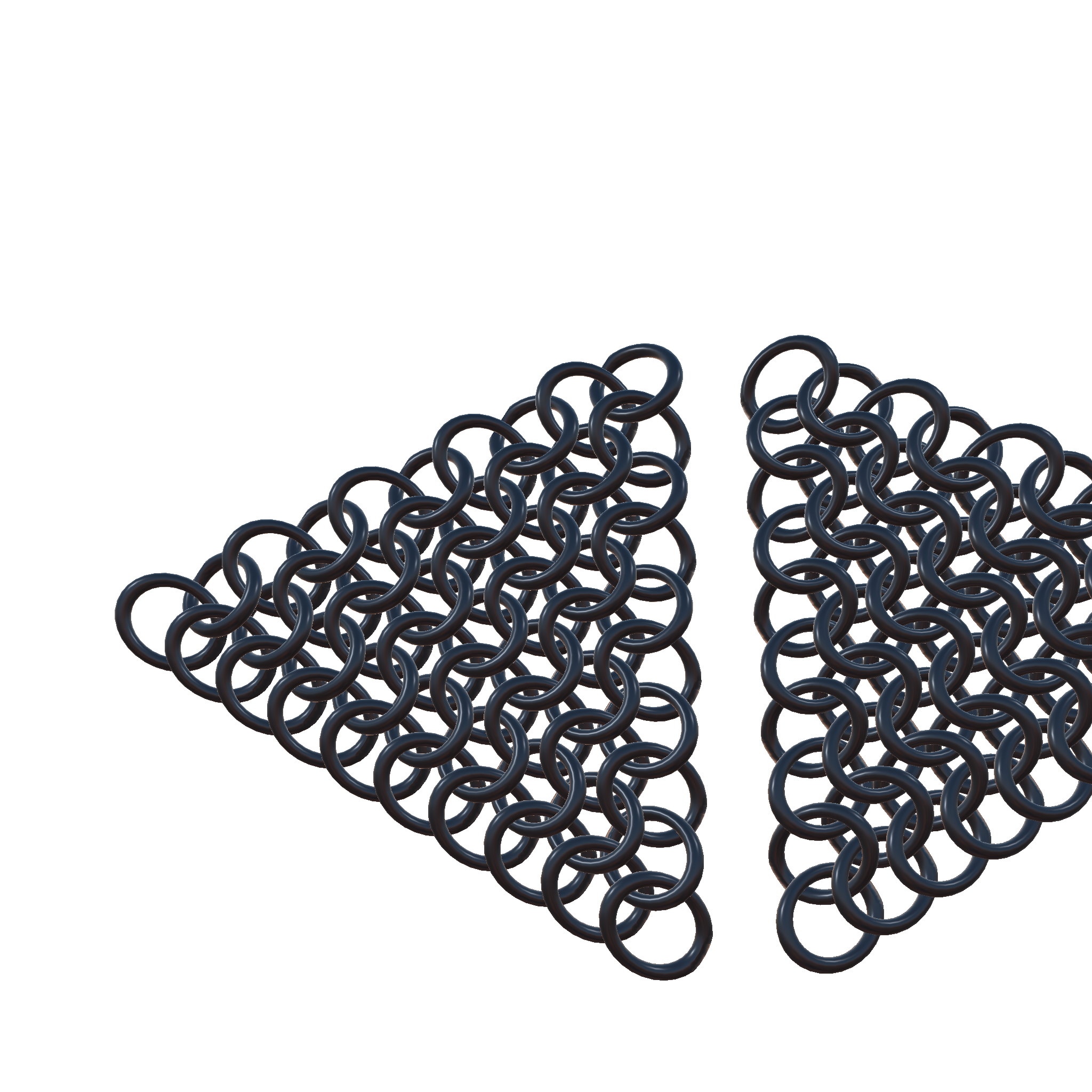 Miniatura 2 do modelo 3D chainmail triangles