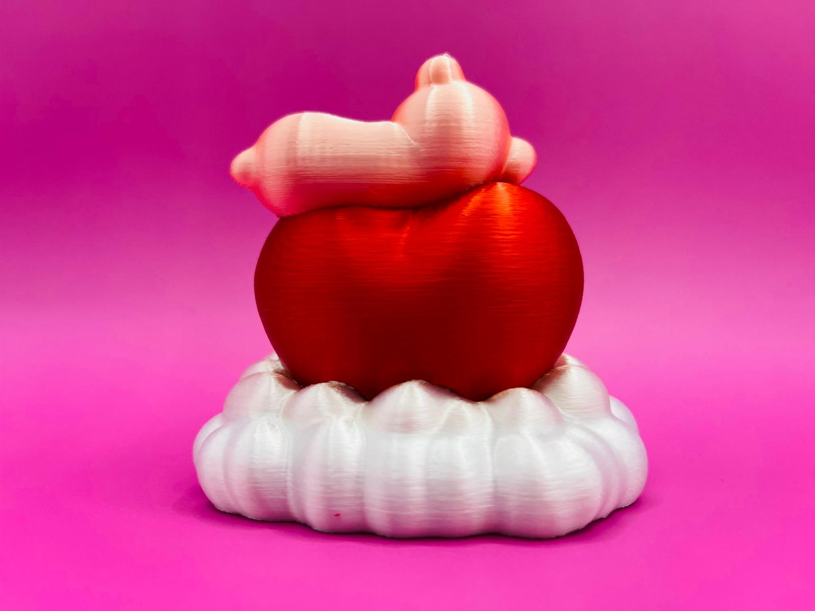 Miniatura 2 do modelo 3D Bear & heart cloud decor