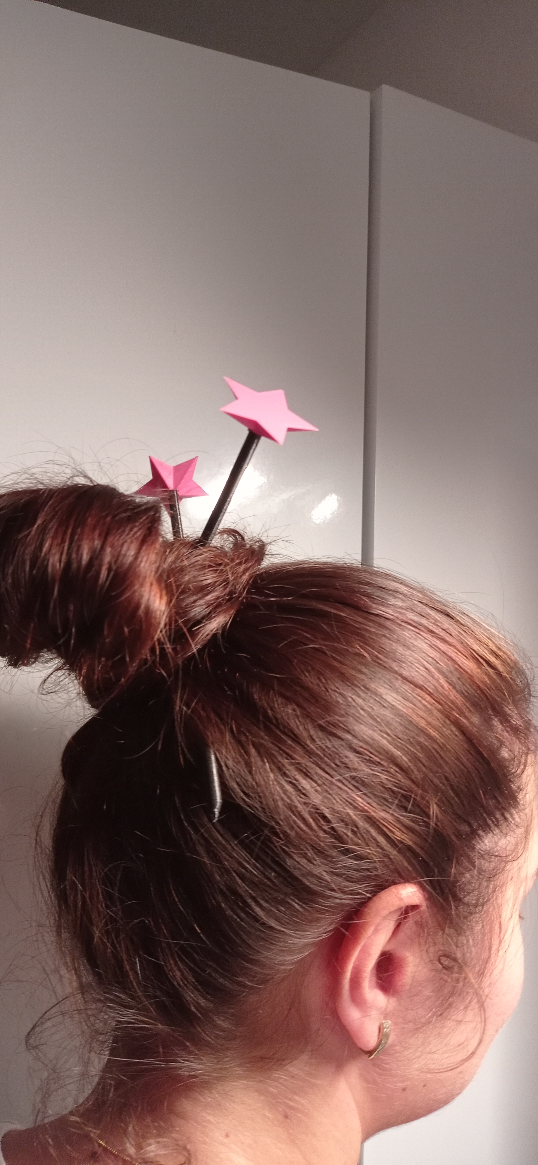 Long Hair Pin (Star) -multicolor