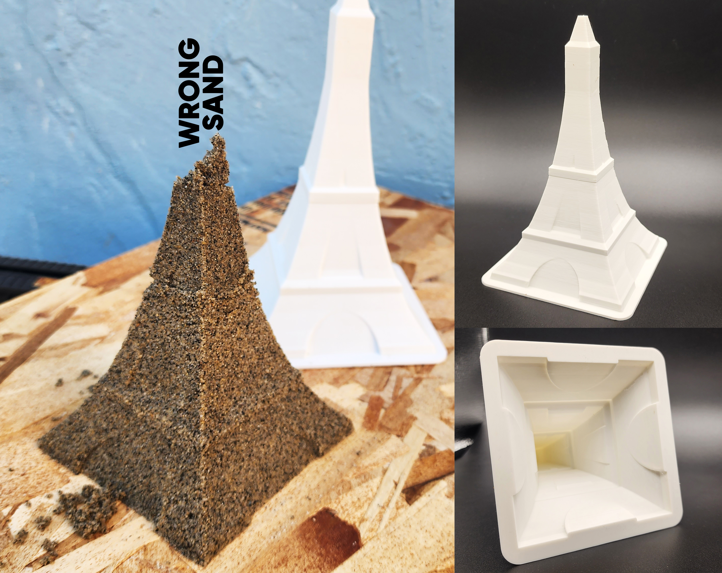 Eiffel Tower ⍙ Sand Mold