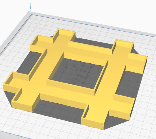 Tic-Tac-Toe Sand mold