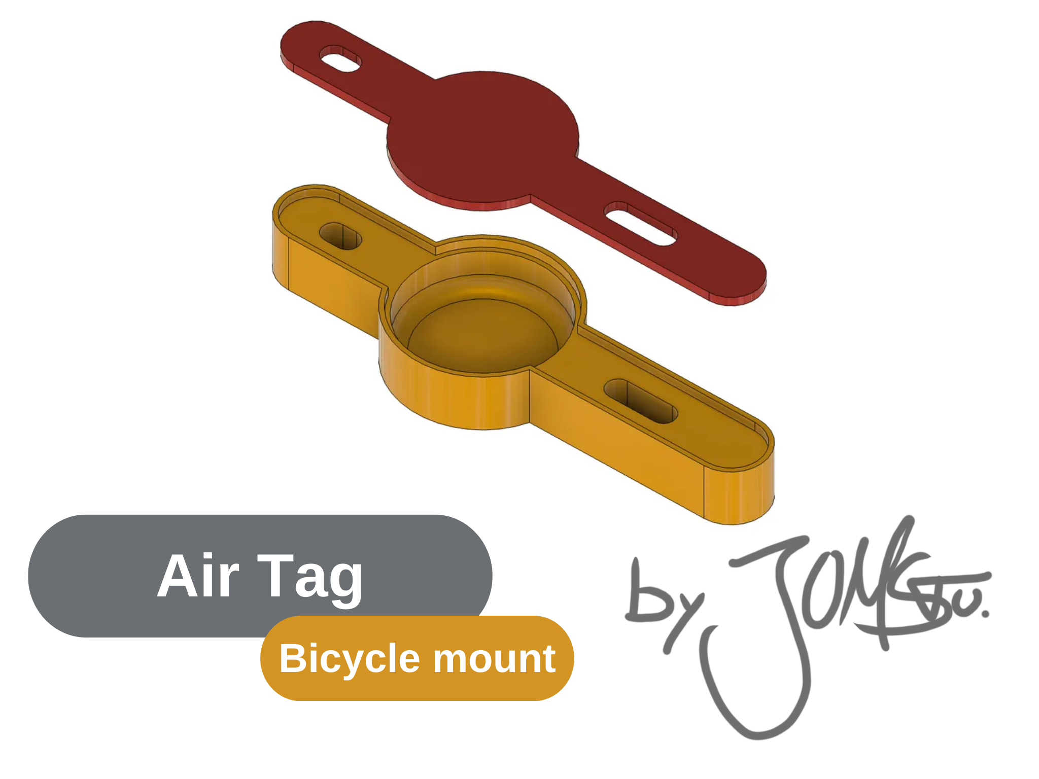 Air Tag Bike Mount