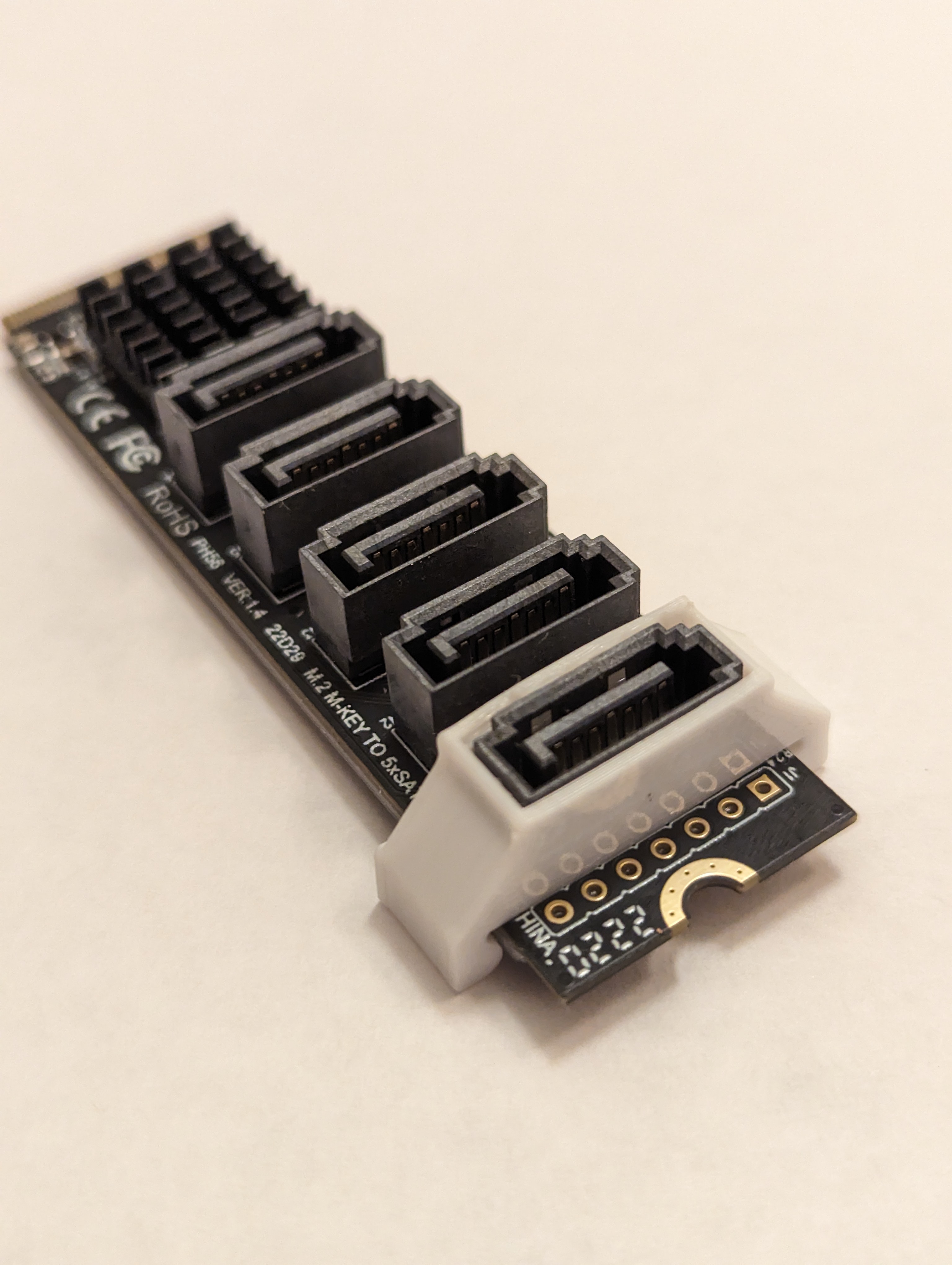 SATA M.2/NVME card port suppport