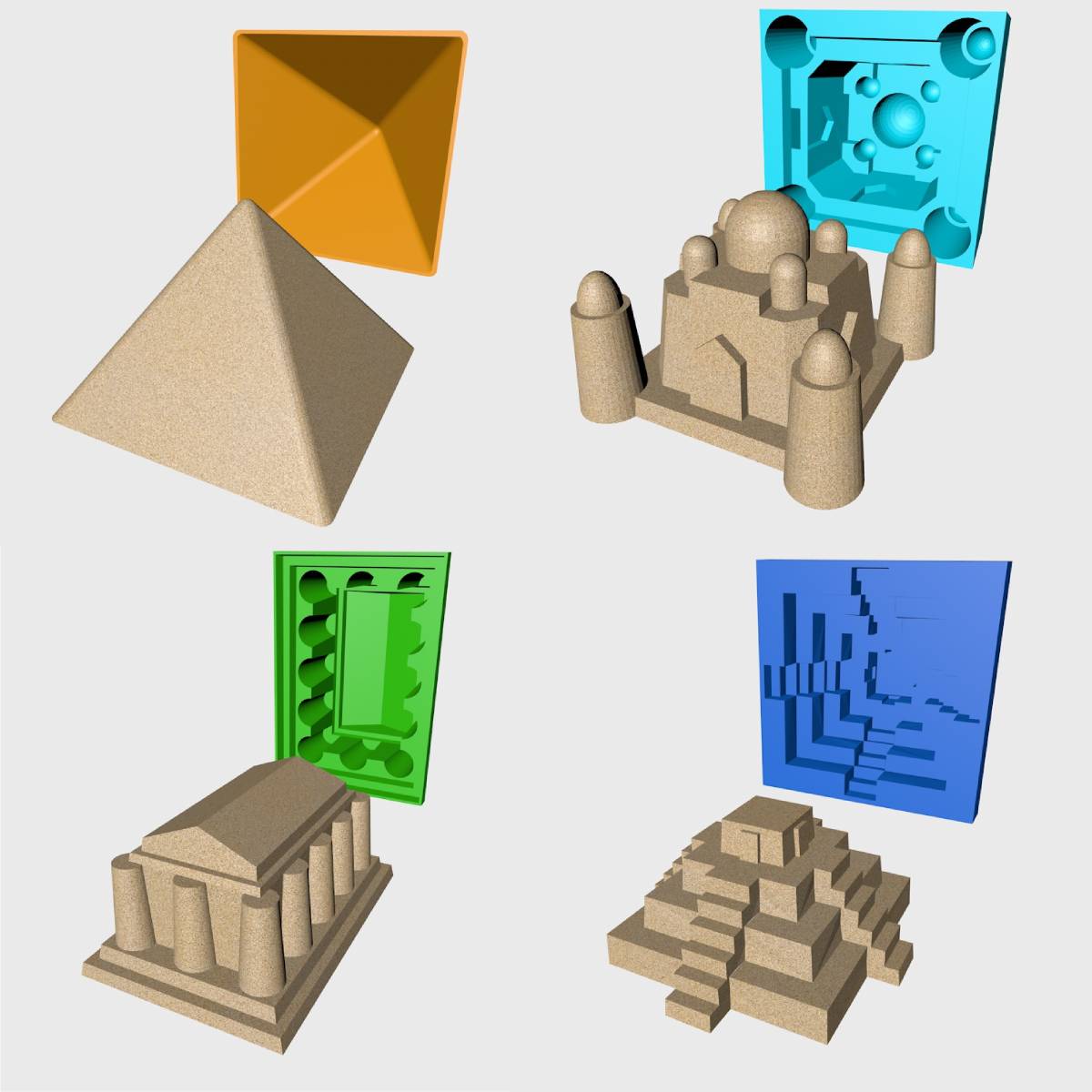 Sand monuments