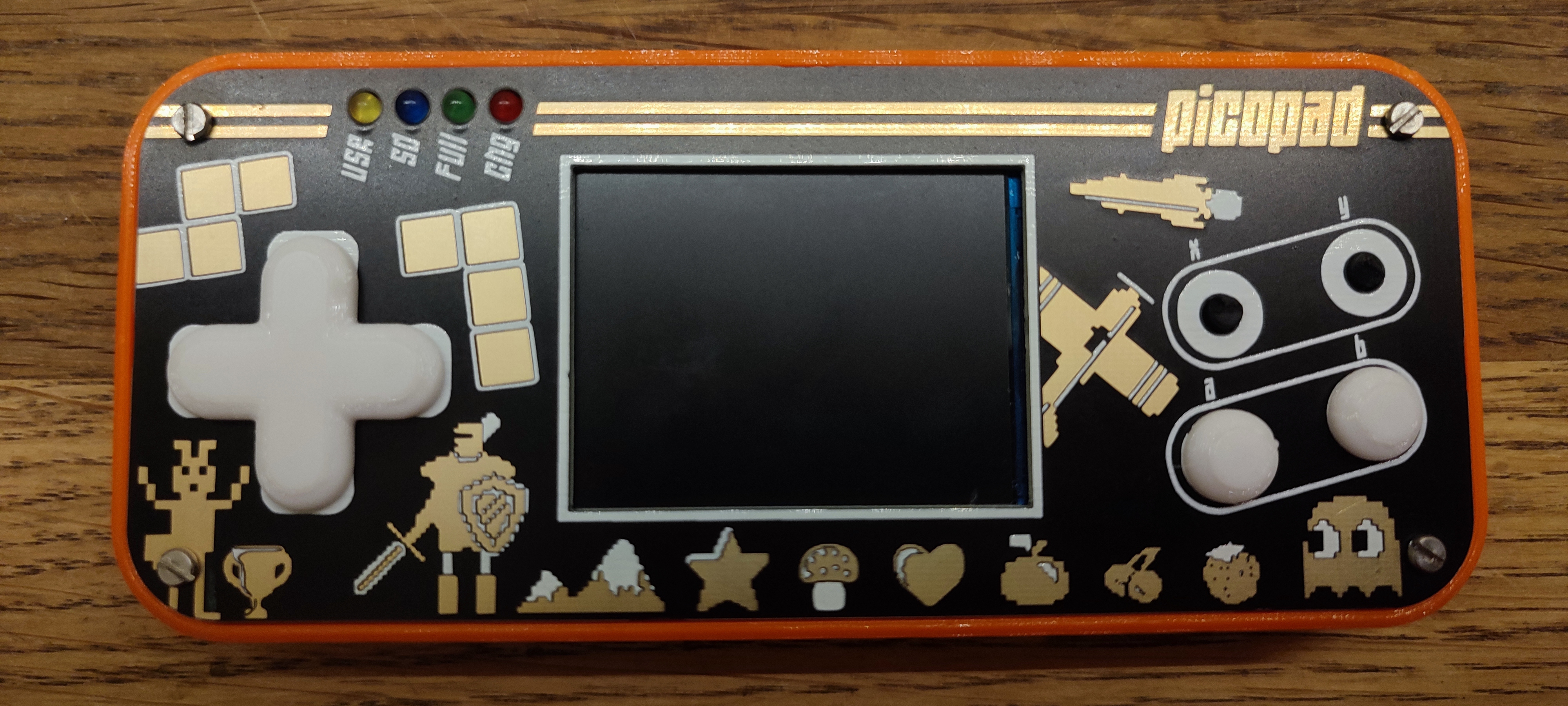 Picopad d-pad and button